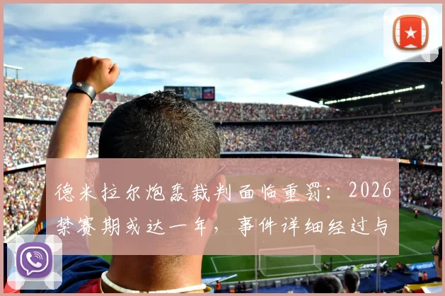 德米拉尔炮轰裁判面临重罚：2026禁赛期或达一年，事件详细经过与后续影响分析